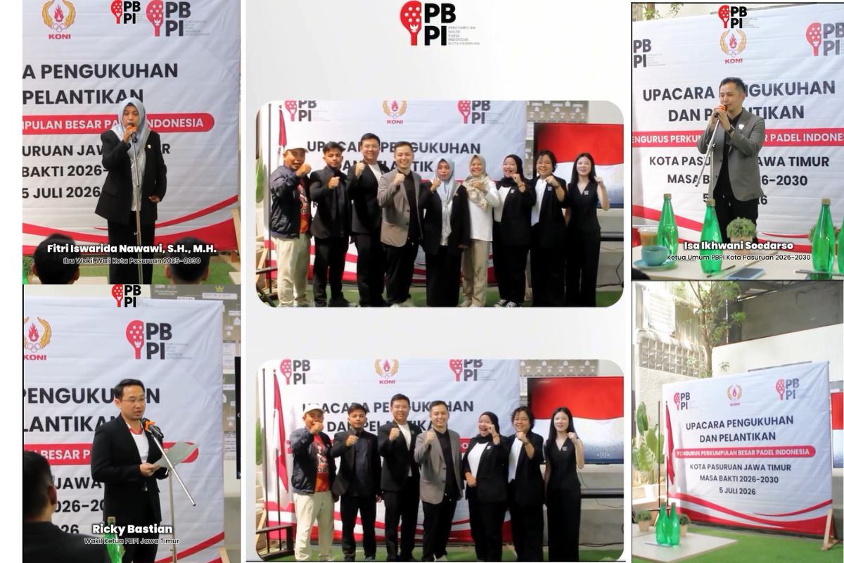 Pengukuhan Pengurus dan Anggota PBPI Pasuruan masa bakti 2026-2030.